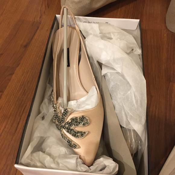 New Nine West Evening Heels Size 10 - Picture 5 of 8